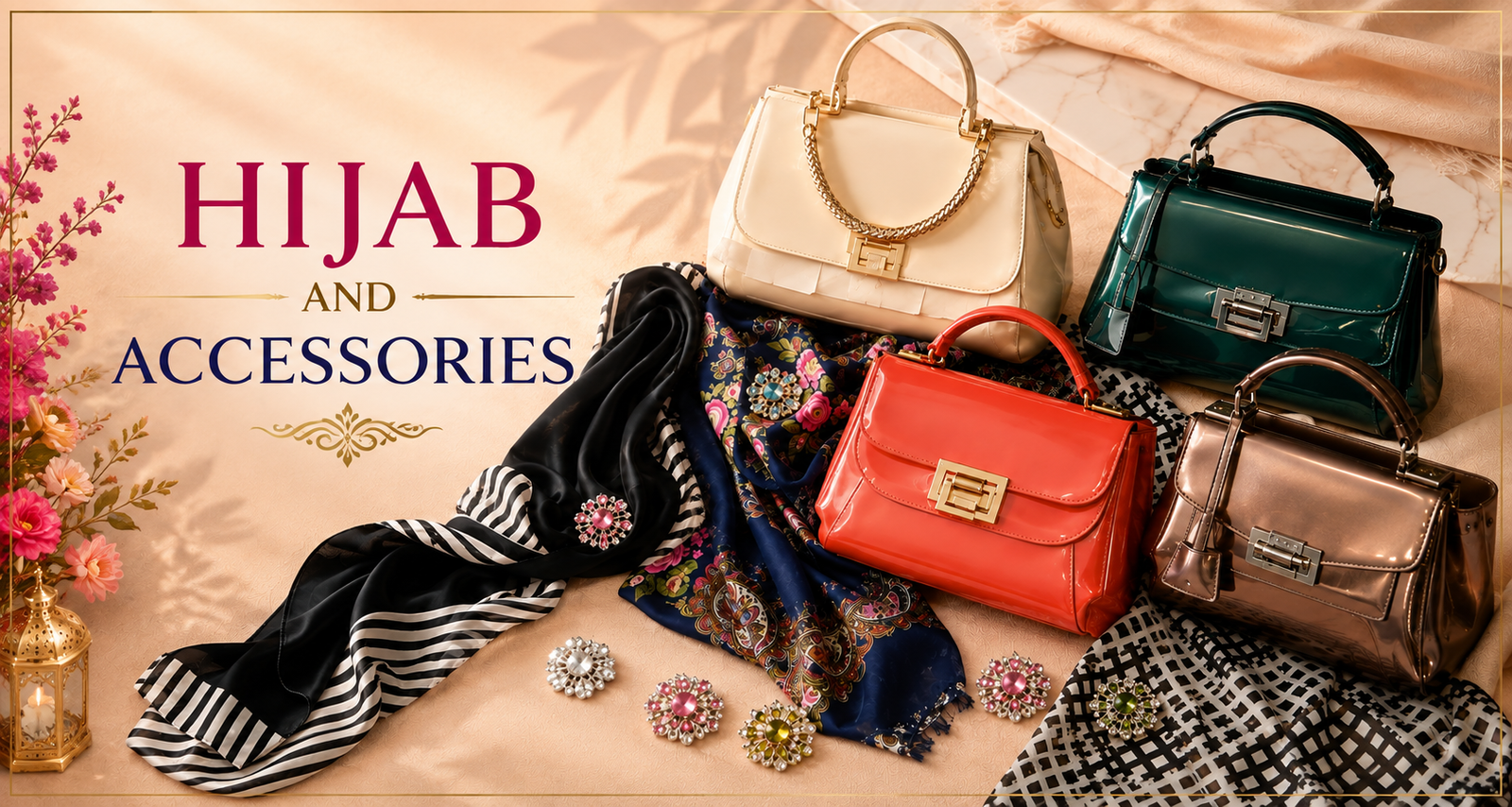Hijabs and accessories collection